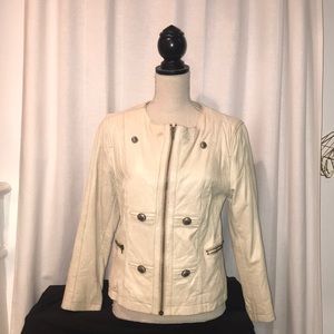 British Lamb skin leather jacket